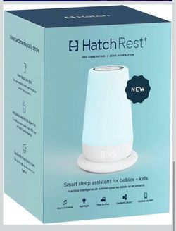 Hatch Rest+ 2nd Gen Sound Machine, Night Light & Audio Monitor