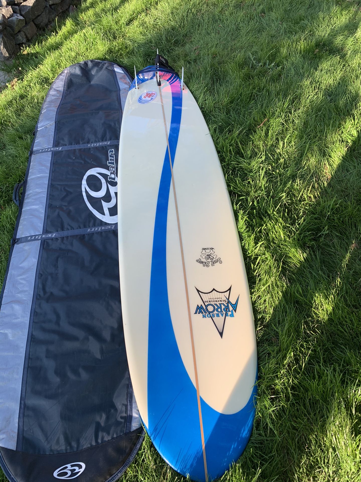 Dane Perlee surfboard