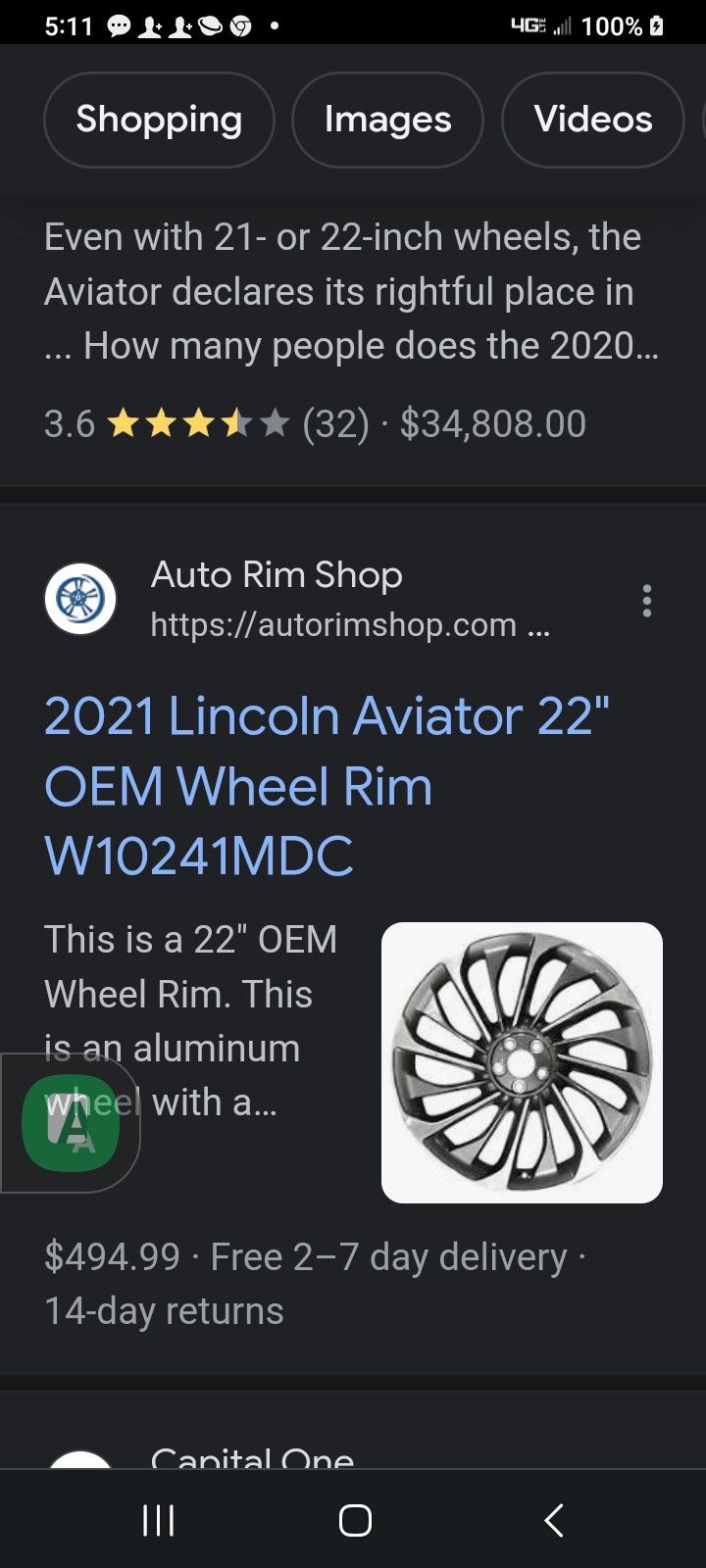 22 Lincoln Aviator 2021 2023