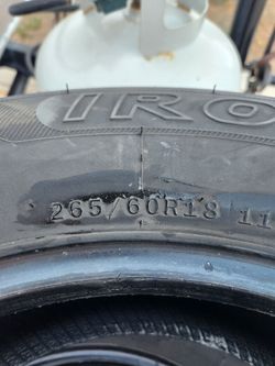 Ironman Light Truck/SUV Tires Used 265 60 18