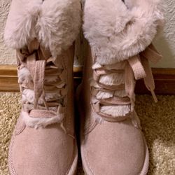 Old Navy Toddler Girl Pink Sherpa Boots