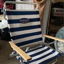 5 Position Lay Flat Beach Chair 