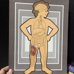 Vintage 1989 SomeBody Human Anatomy Board Game