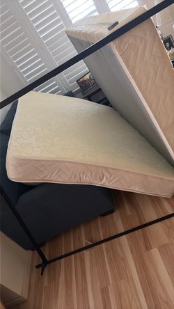 Mattress, box spring, and bed frame