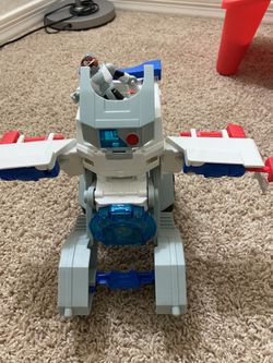Transformable Toy For Kids - Shoots Red Bullets