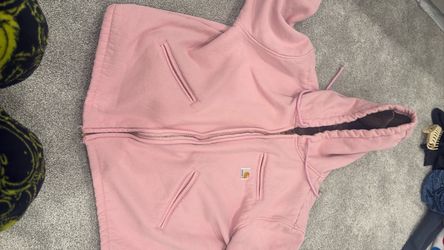 Carhartt Pink Zip-Up Hoodie