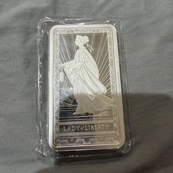 Lady Of Liberty 10oz Fine Silver 999