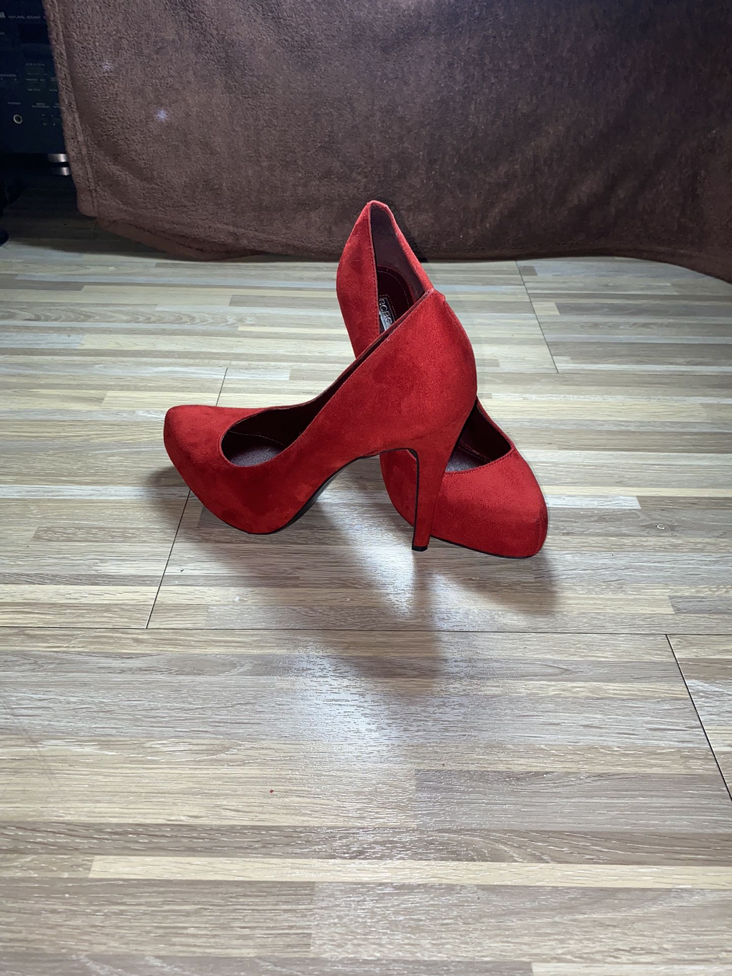 BCBGenerations Red Suede High Heels