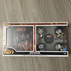 Funko Pop! Albums: KISS Destroyer Walmart Exclusive Glow In The Dark