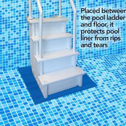 RESILIA BRANDS Pool Ladder Mat - 38 x 36"