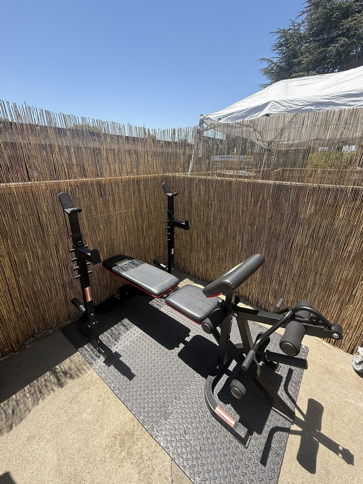 Weight Bench With Squat Rack