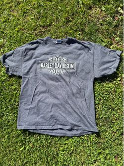 Harley Davidson Grey T Shirt Double Sided 2009 Westminster Cali Tee Mens Size XL