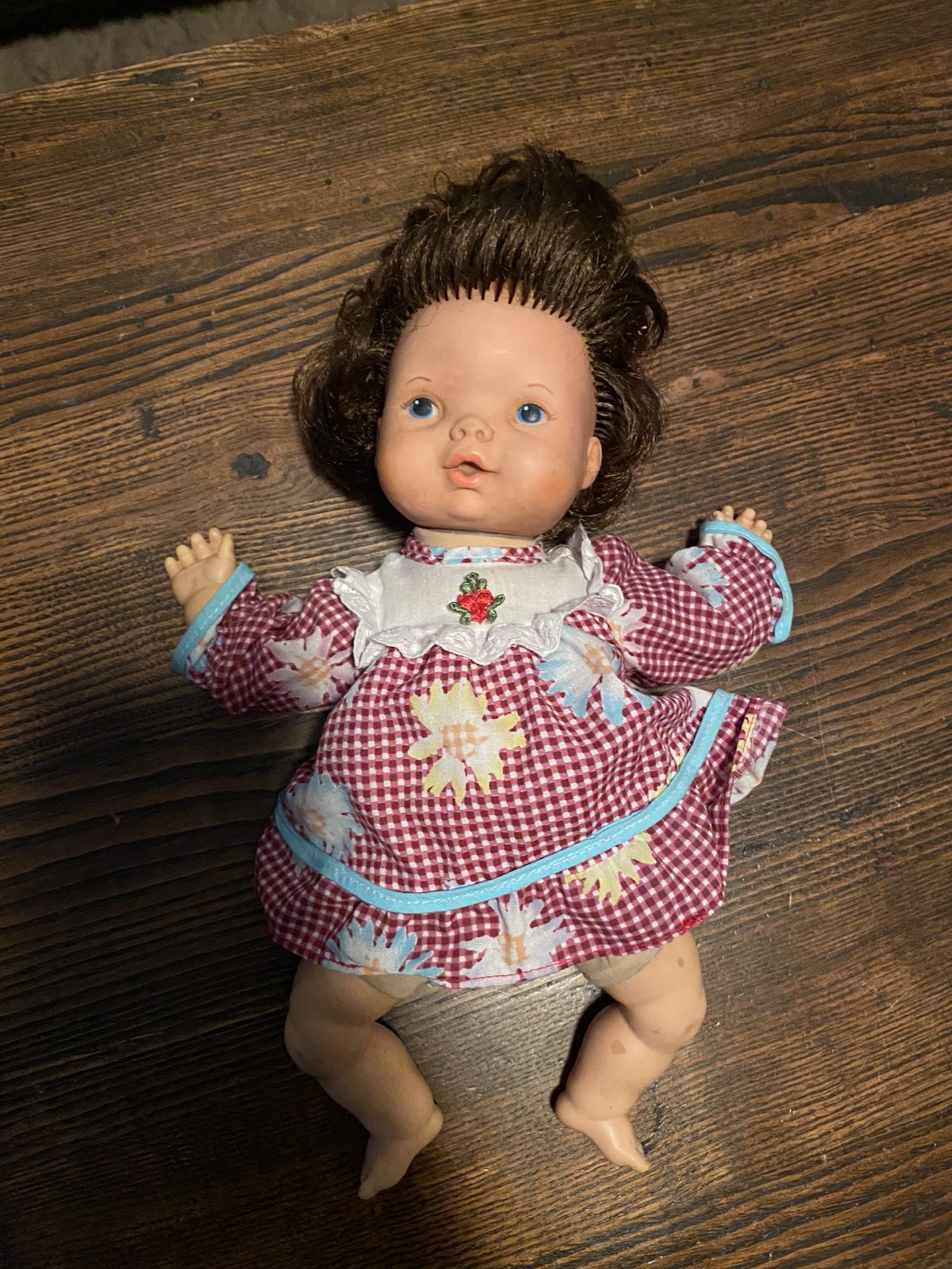 VINTAGE Fisher Price doll 1980 11" soft body 