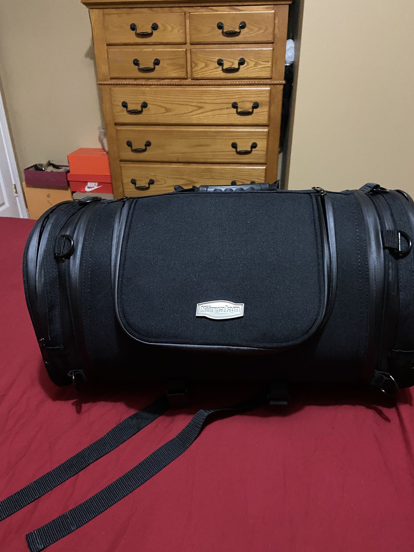 KURYAKYN 4144 MOTORCYCLE BLACK CLASSIC TOUR BAG