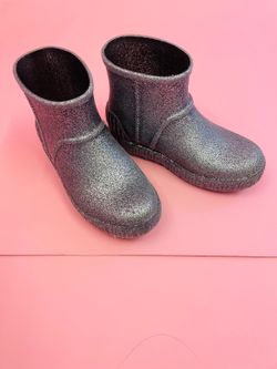 Silver Ugg boots