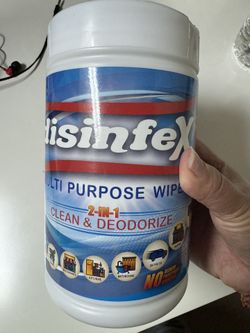 Wipes-multi purpose disinfex 80ct