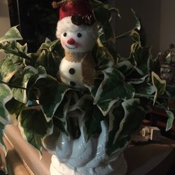 Artificial Plants In Beautiful Vases 