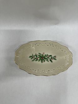 LENOX HOL HOS OVAL TRAY