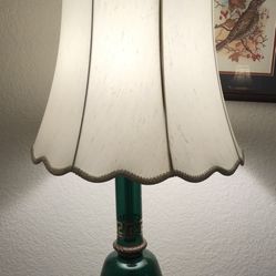 Antique Green Lamp 