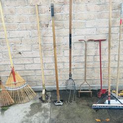Rakes Hula Hoe Brooms (9 For $25)