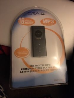 Craig video MP3 player