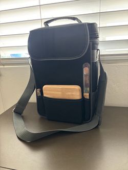 New! Wine and Cheese Carrier Tote Bag with Accessories