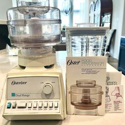 Vintage Oster Food Processor & Blender Set