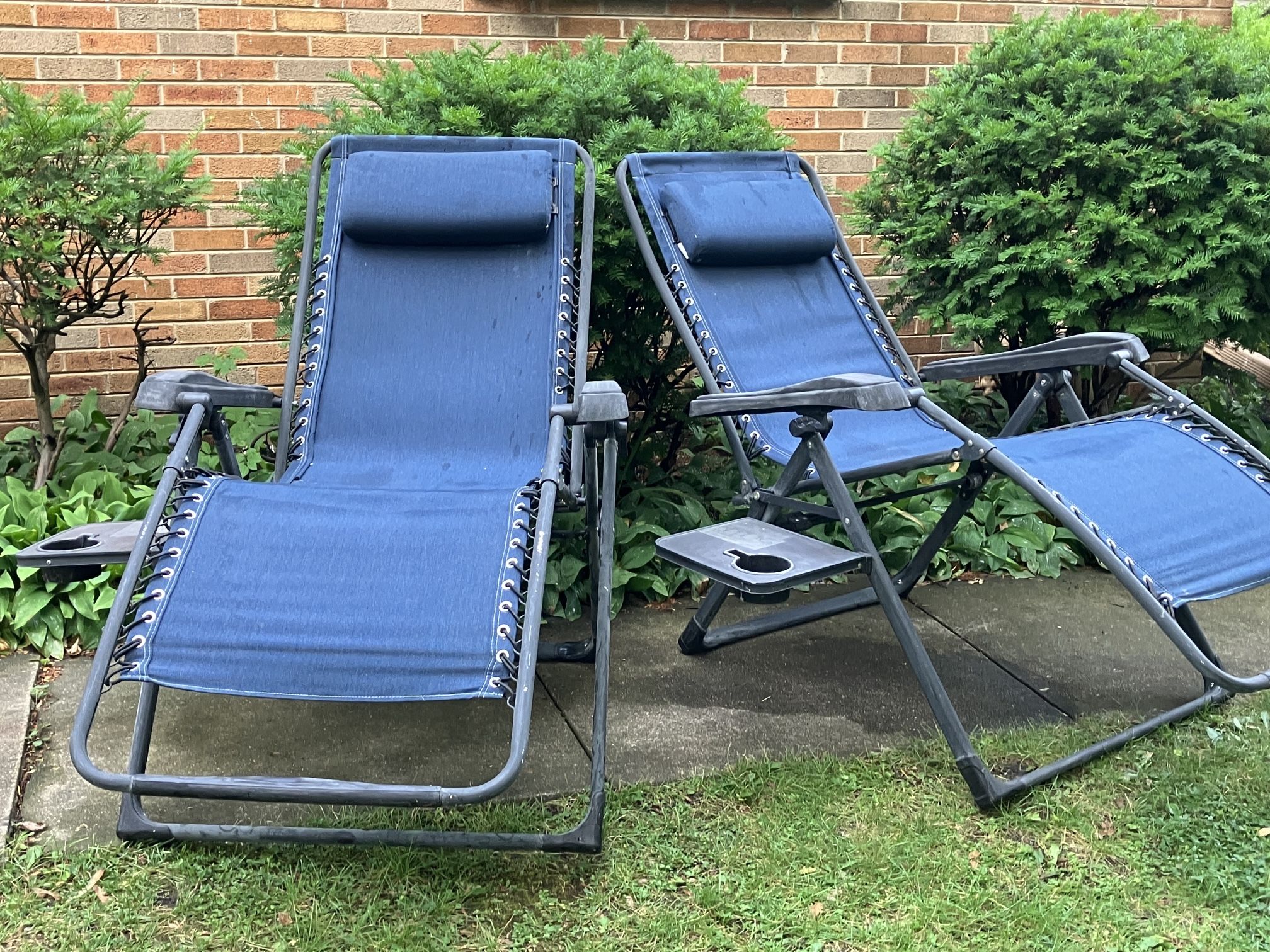 Pair of Sunbrella Lounge Chairs