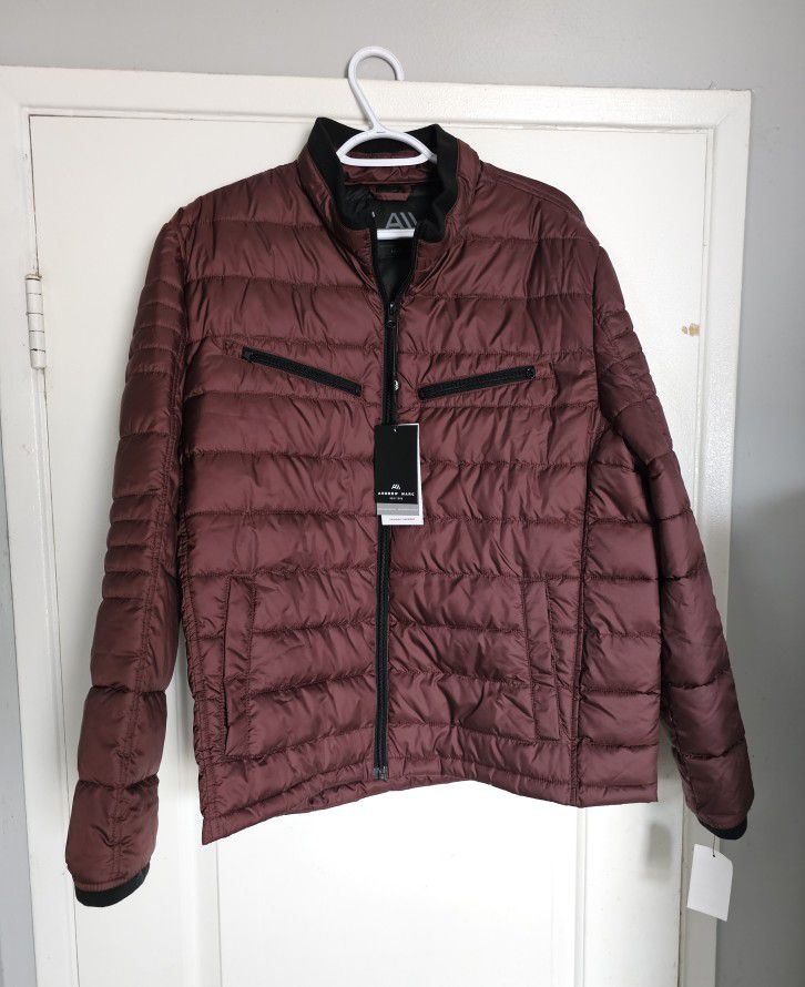 Men's Andrew Marc Jacket Large Puffer Chamarra 