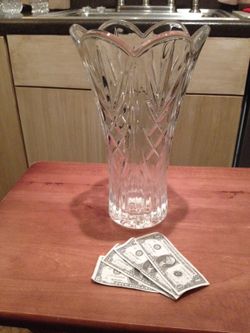 Crystal vase