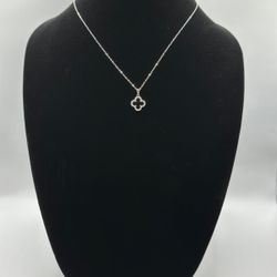 Clover Necklace Sterling Silver 