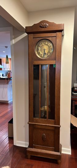 Antique grandfather clock working order