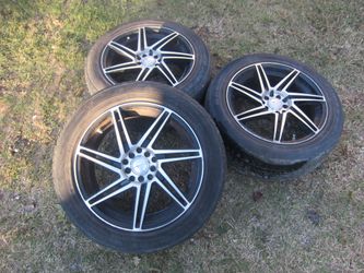 3 Focal 449 F-14 17” Alloy Rims with Tires – $250 OBO