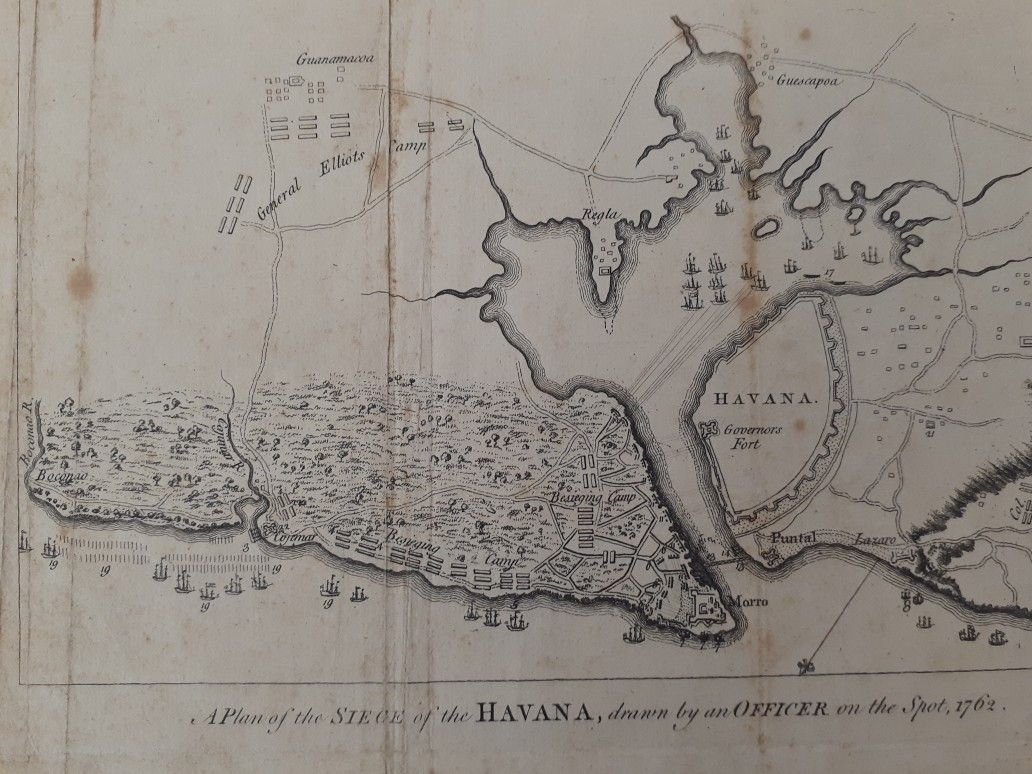 1762 Original Cuba Map