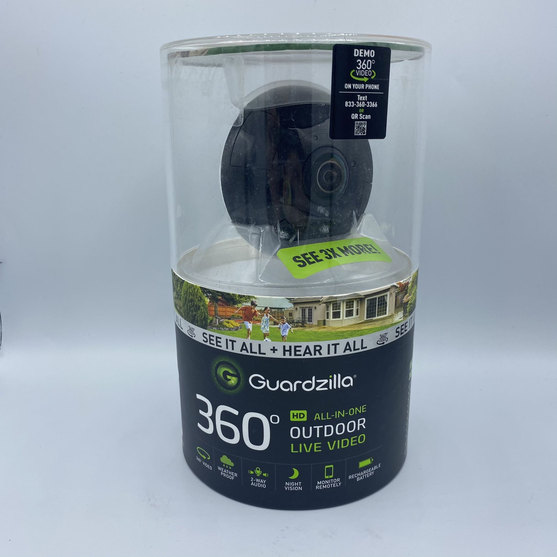 Guardzilla - 360 Outdoor HD Panoramic Security Camera - White