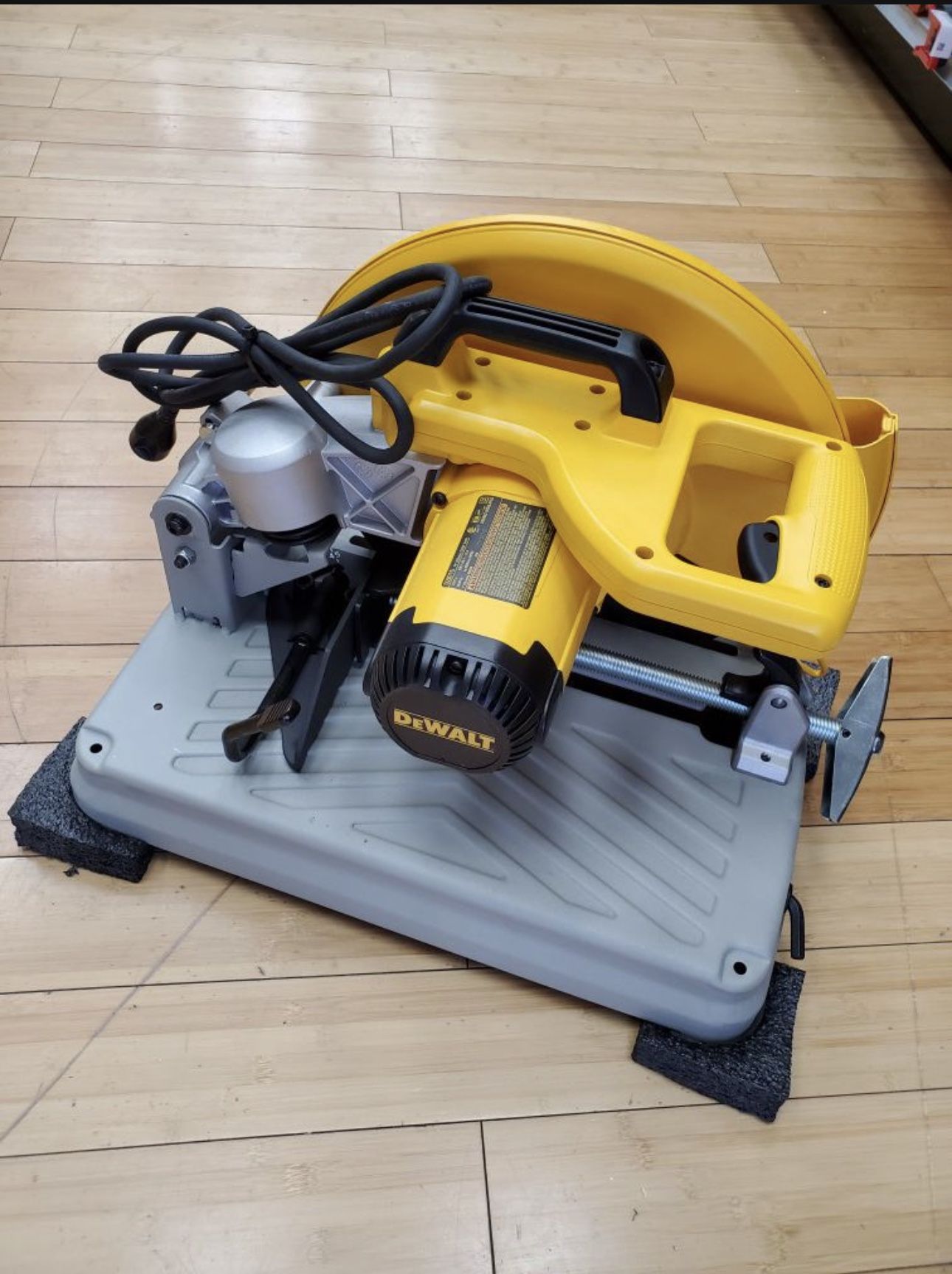 cut-off saw.