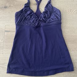 Lululemon racerback dark purple tank top - Size 4
