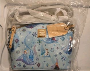 Disney Parks Frozen Dooney & Bourke Crossbody Bag Elsa, Anna, Olaf New