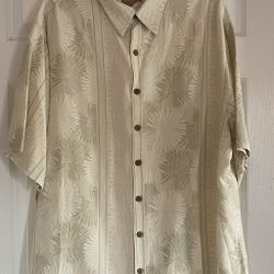 Caribbean Casual Men’s Shirt Size 2XT