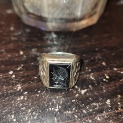 Sarah Coventry Vintage Roman Soldier Mens Ring
