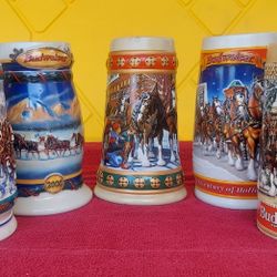 Budweiser Stein Mugs