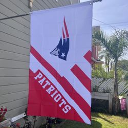 New England Patriots Flag Size 3ftx5ft 