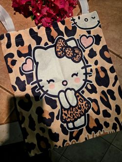 Hello Kitty Kuromi Canvas Tote Bag
