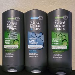Dove Men+care Clean Comfort Daily Use Face And  Body Wash  13.5 Oz $5.50 Each