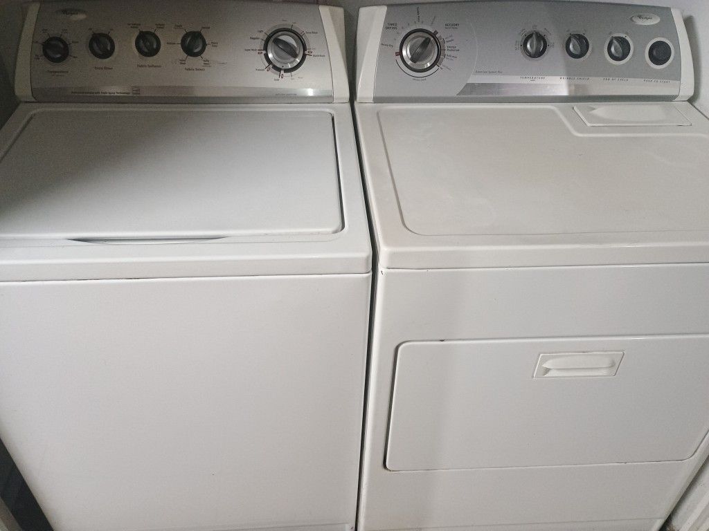 Whirlpool Washer And dryer