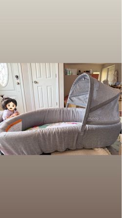 Lulyboo Portable Baby Bassinet / Indoor Outdoor Lounger - Gray