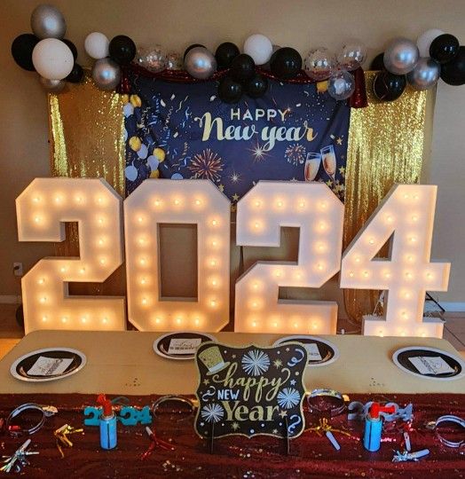 Graduation 2024 Decor Marquee Numbers Birthday 