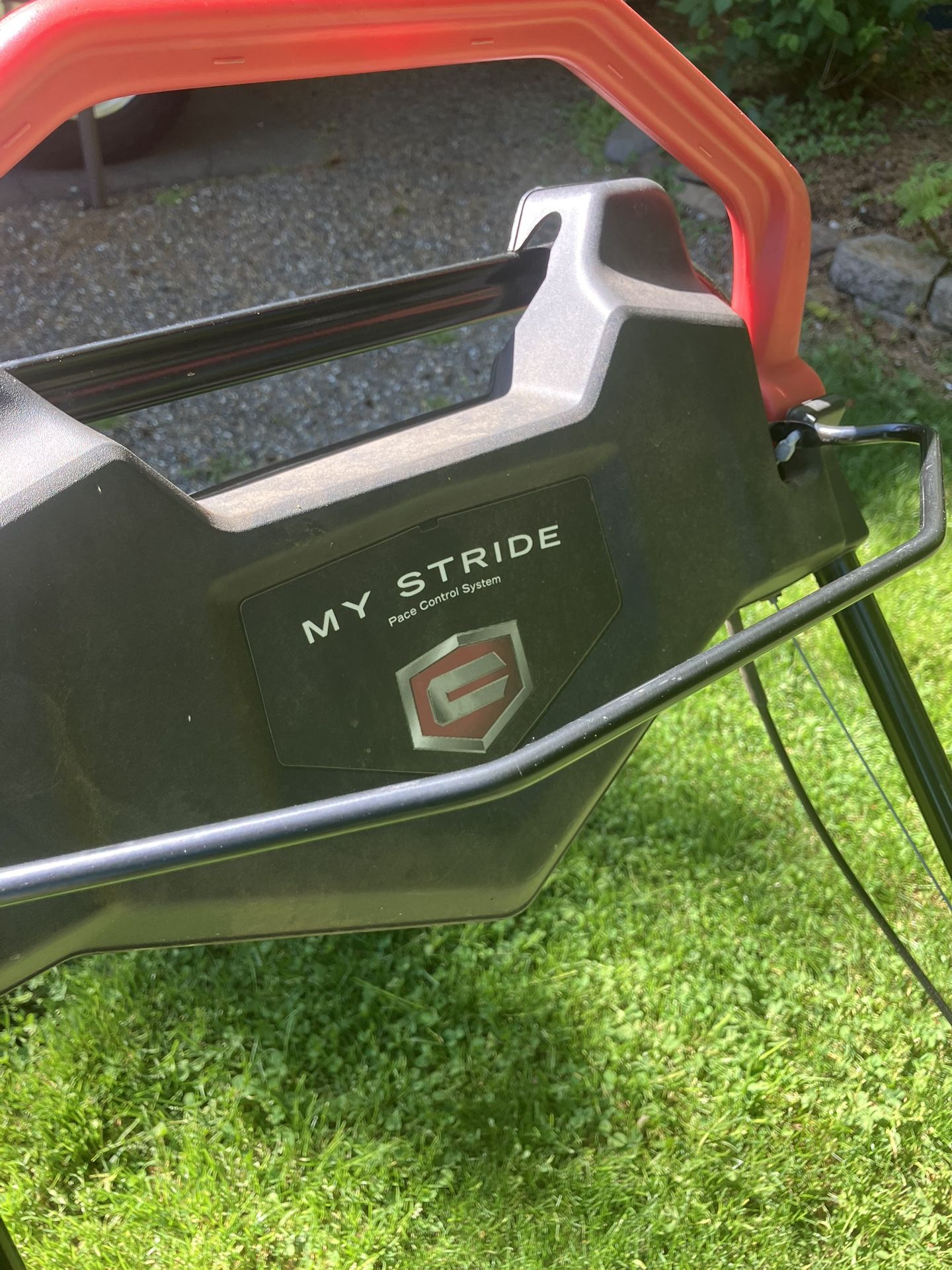 Craftsman My Stride Lawn Mower Handle, Cables, And Rear Wheel Assembly
