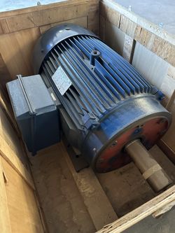 New 125 Horse Power Electric Motor Horizontal Or Vertical Mounting 