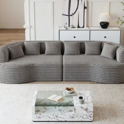 Sofa Couch Gray 